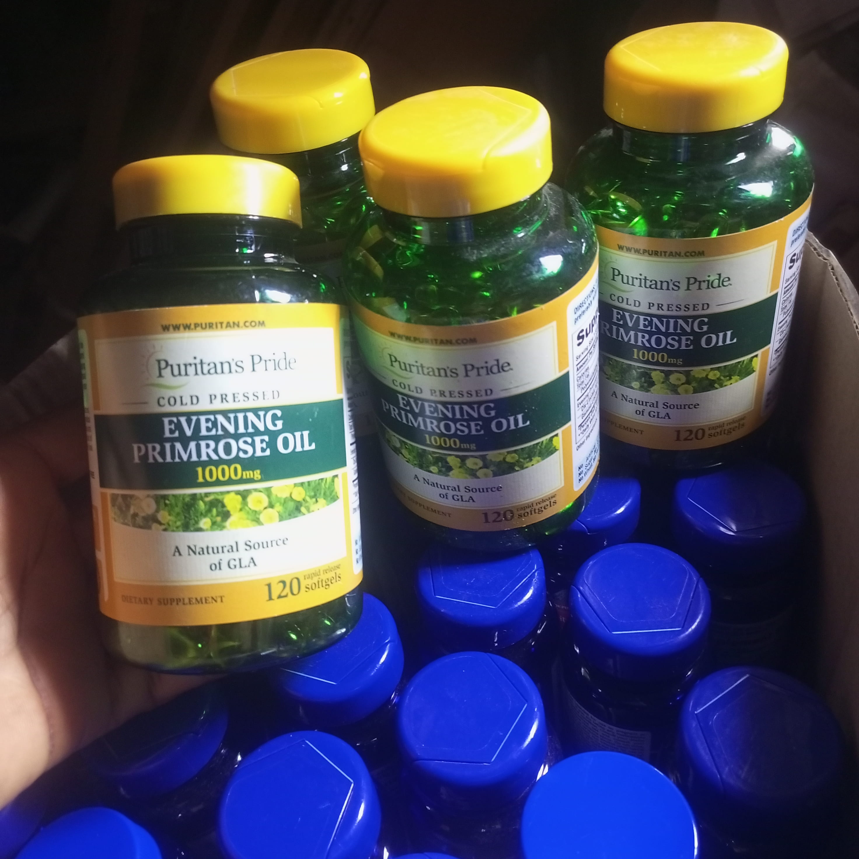 Puritan's pride Evening primrose 1000mg by 120 softgel