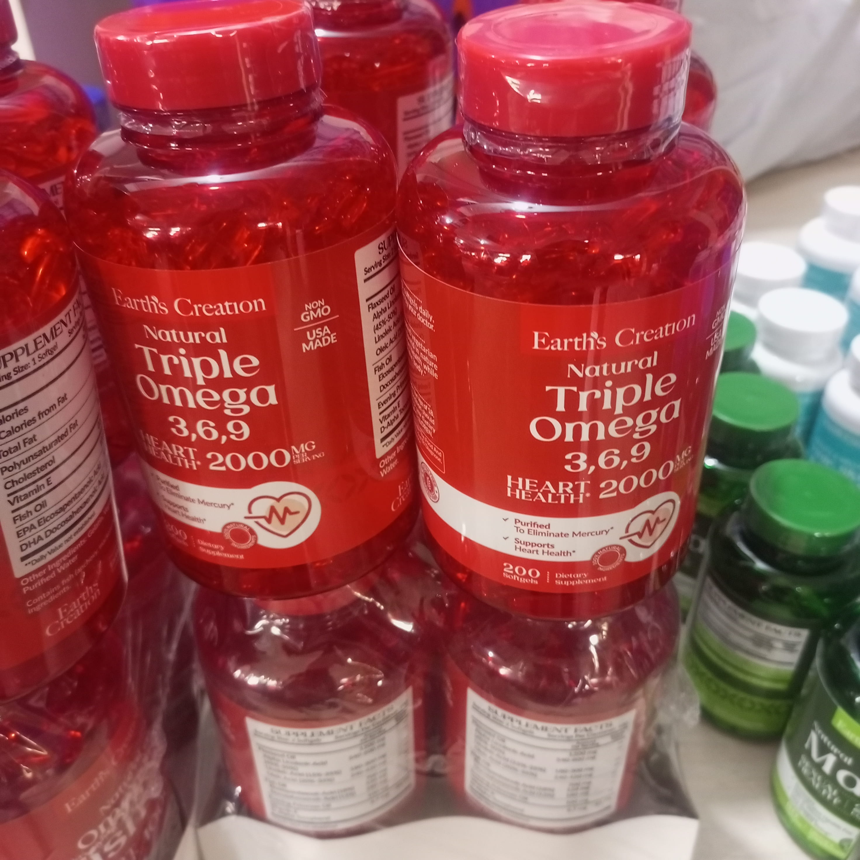 Earth Creation Triple Omega369 by 200 softgels